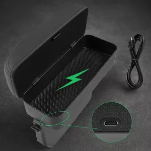 Auto Seat Gap Organizer with Wireless Charger