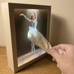 Ballet Girl Lighted Tissue Box