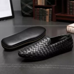 Japanese Style Casual Leather Slip-on Shoe