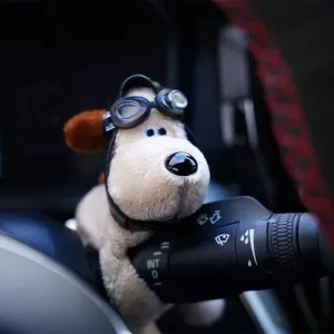Pilot Dog Car Wiper Decoration