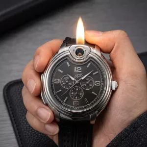 Half Past Vintage Pocket Watch Flame Lighter