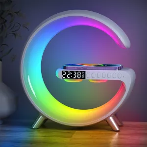 Smart Aurora Wireless Charger Bluetooth Speaker