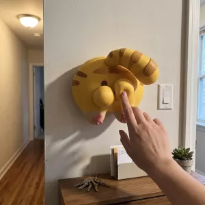 Press the Cat Light Switch Cover