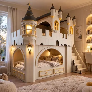 Once Upon a Dream Castle Bunk Bed