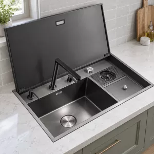 Lavabello Hidden Stainless Steel Kitchen Sink