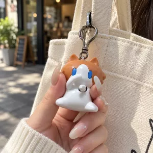 Silly Squirrel Stress Relief Keychain