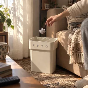 Flip and Tuck Hidden Bag Trash Can