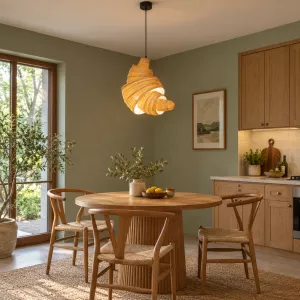 Parisian Morning Croissant Hanging Pendant Lamp