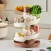 #3400 - Spin Serve Rotating Multi-Layer Kitchen Serving Tray