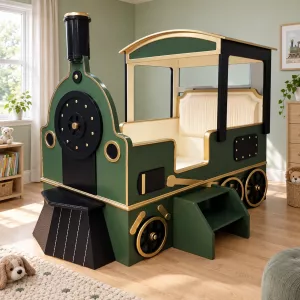 All Aboard Adventure Train Ride Kids Bed