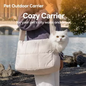#0523 - Portable Nylon Pet Carrier Shoulder Bag for Cats and Small Dogs