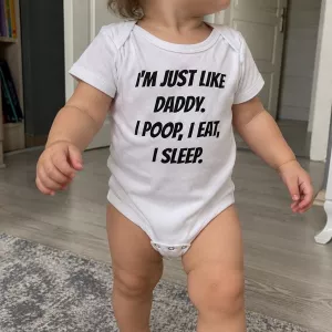 Just Like Daddy Baby Onesie