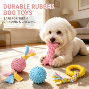 #0885 - Silicone Dog Chew Toy for Everyday Chewing and Play
