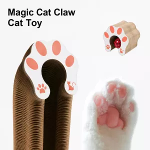 #0026 - Foldable Accordion Cat Scratcher with Bell
