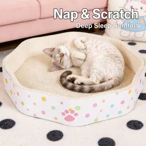 #0042 - Corrugated Cardboard Cat Scratcher Bed