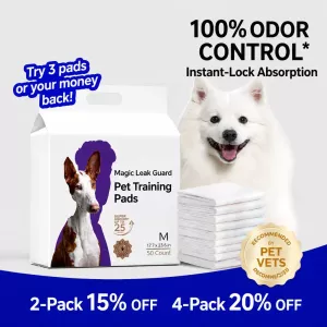 #1217 - Absorbent Dog Training Pads for Indoor Potty Training