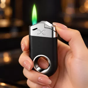 Flick & Fire Spin Wheel Triple Flame Lighter