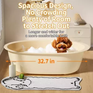 #2584 - Pet Bath Tub for Small Dogs and Cats
