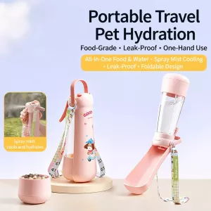 #2619 - Foldable Dog Water Bottle with Portable Drinking Cup
