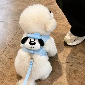 #3259 - Vest-Style Dog Harness with Leash