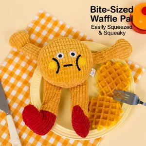 #1199 - Waffle Plush Cat Toy with Crinkle Sound and Catnip