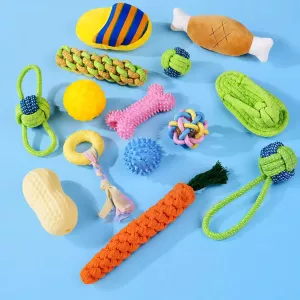 #0891 - Plush and Rope Pet Toys for Dogs and Cats