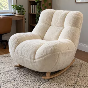 Slow Sunday Plush Rocking Chair