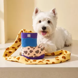 #0957 - Dog Snuffle Boot Toy with Crinkle and Squeaker