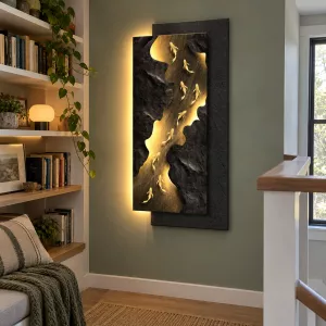 Fortune Fish Illuminated Wall Art Light