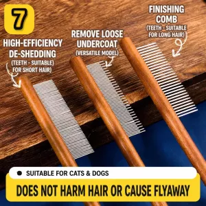 #2924 - Cat Grooming Comb for Detangling and Loose Fur