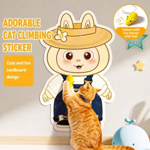 #0923 - Self-Adhesive Wall-Mounted Cat Scratcher Pad
