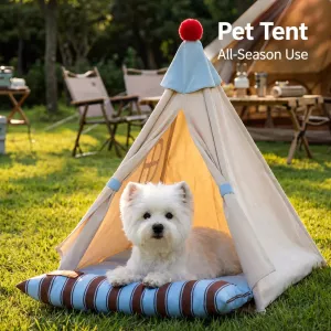 #2465 - Enclosed Pet Tent for Small Dogs and Cats