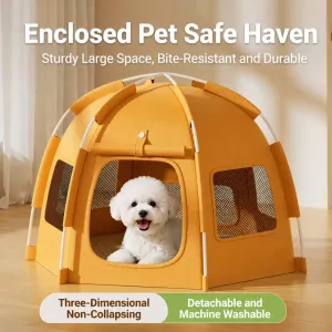 #2441 - Removable Washable Pet Tent Bed for Small Dogs