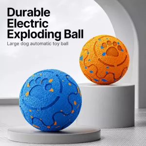 #0895 - Interactive Bouncing Ball Dog Toy with Automatic or Remote Control