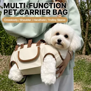 #0449 - Nylon Pet Carrier Sling Bag for Small Dogs and Cats