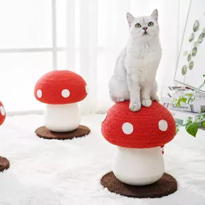 #0050 - Mushroom-Shaped Vertical Cat Scratching Post