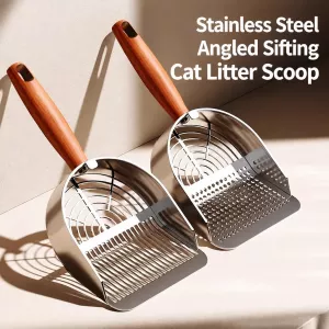 #0245 - Large Metal Cat Litter Scoop for Tofu and Mineral Litter