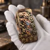 #3438 - Gears of Time Brass Pocket Lighter