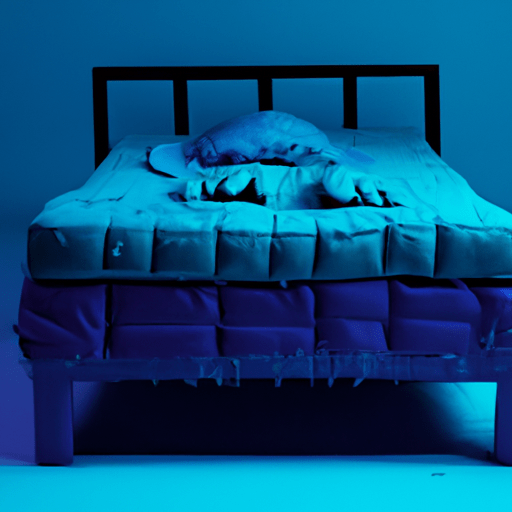 a realistic bed that looks like monster, photo realistic